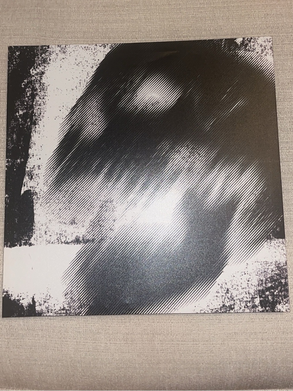 SKULL Canvas Art - Black & White